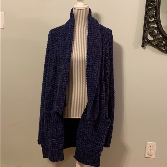 Amanda Green XL Zip Off Shawl Collar Cardigan - Picture 3 of 10